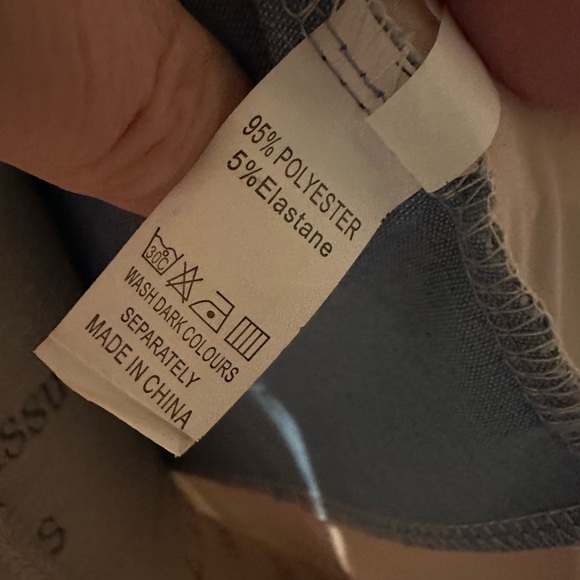 Super Cute Mixed Denim/Poly Blouson Jacket/Tunic - Picture 9 of 10